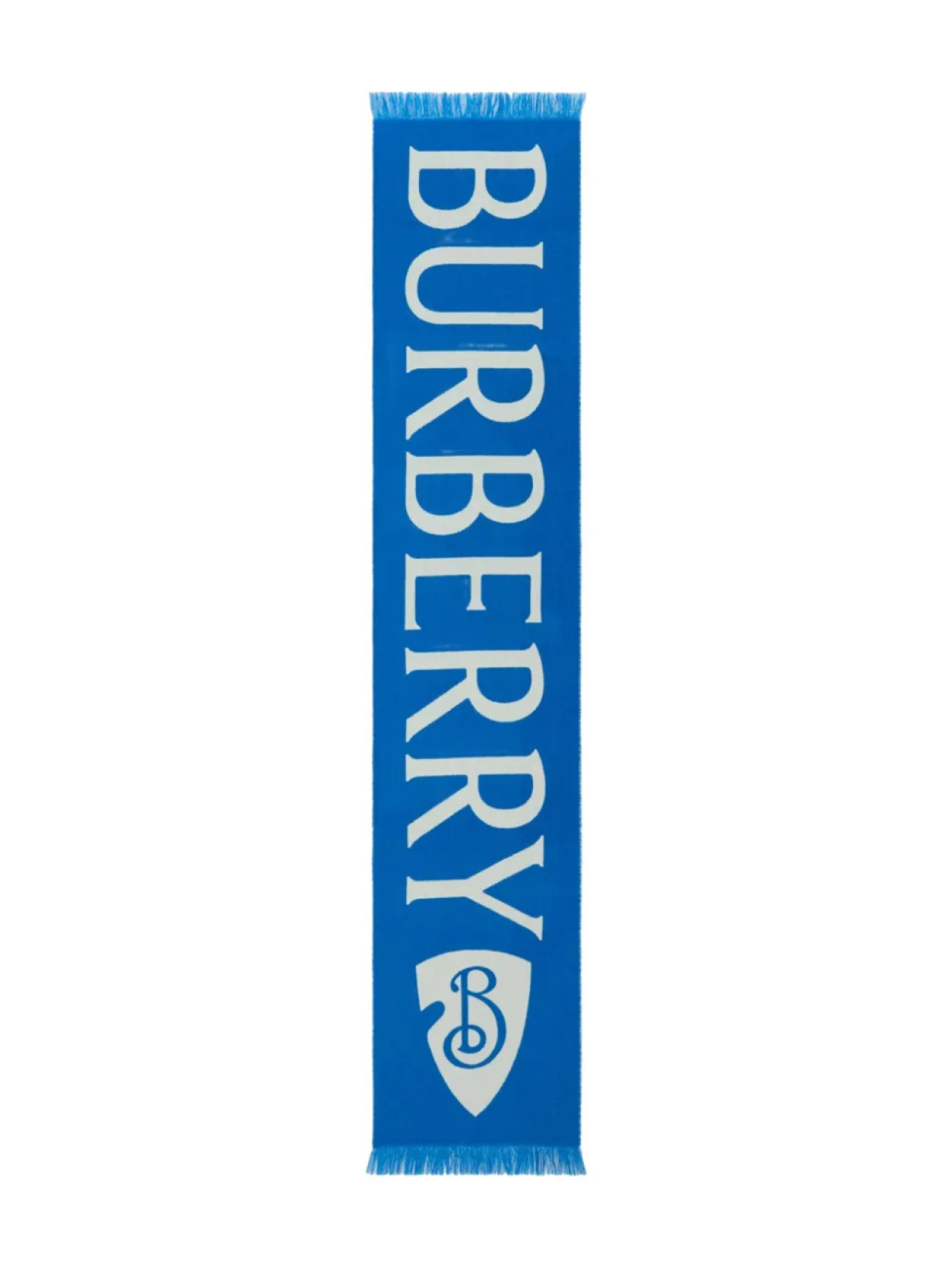 

Burberry шарф с жаккардовым логотипом, синий