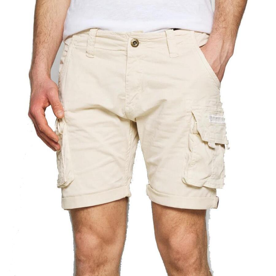 

Брюки Alpha Industries модель Crew Short цвет бежевый