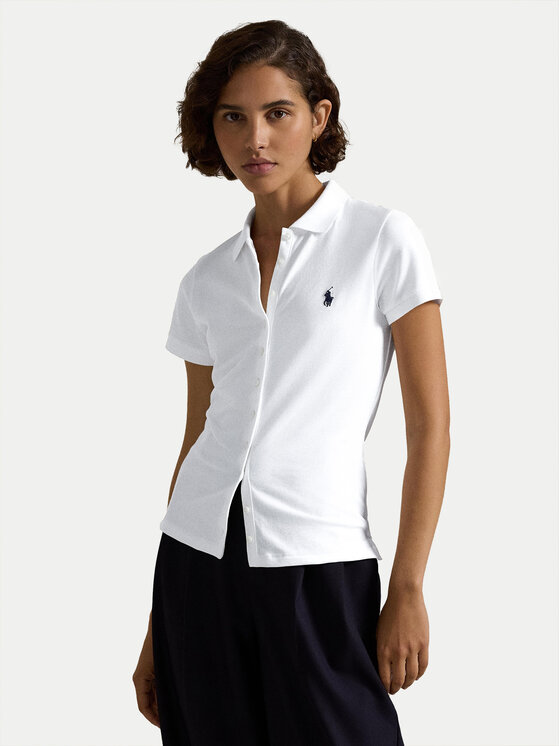 

Рубашка облегающего кроя 211939272002 Polo Ralph Lauren, белый