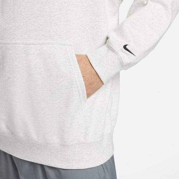 Толстовка с капюшоном track club dri fit флисовый пуловер с капюшоном Nike, белый — фото 2