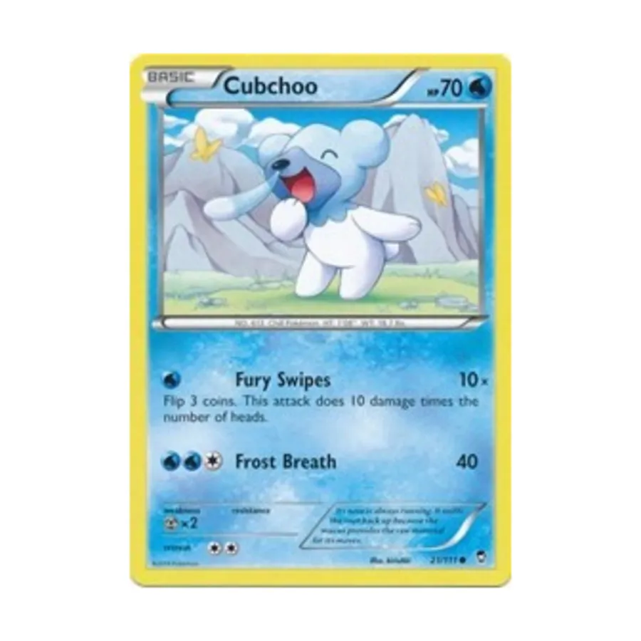 

CCG Кубчу (C) #21, Pokemon - XY - Furious Fists - Singles
