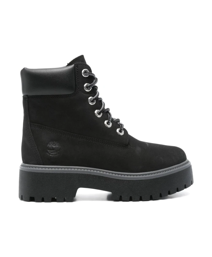

Замшевые ботильоны на шнуровке Timberland, черный