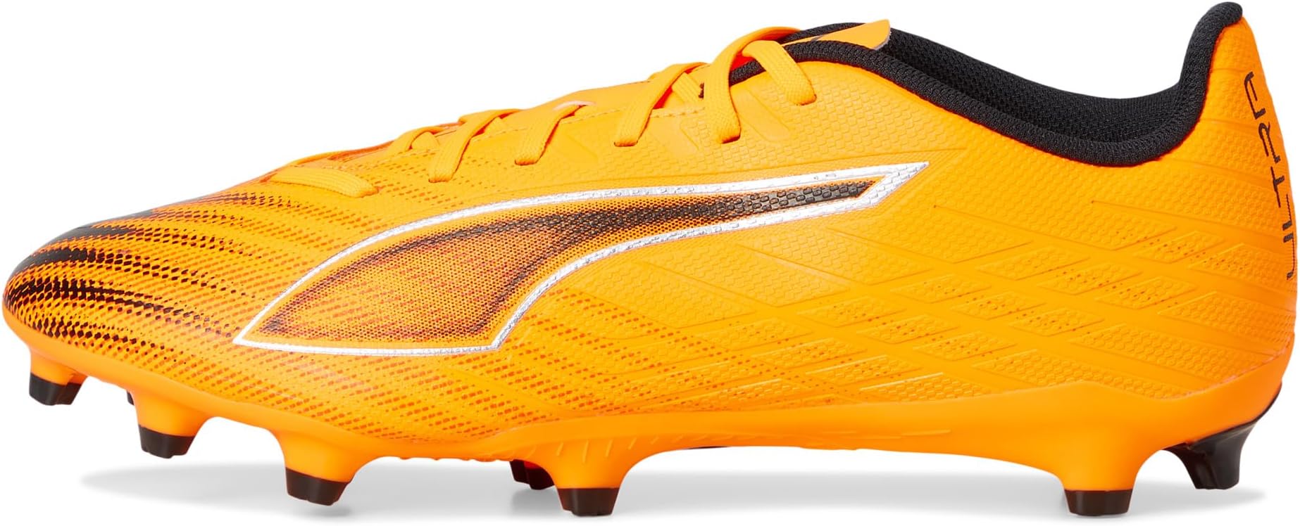 Кроссовки PUMA Men's Ultra 6 Play Firm, Artificial Ground Soccer Cleats, Heat Fire/Black/Glowing Red — фото 4