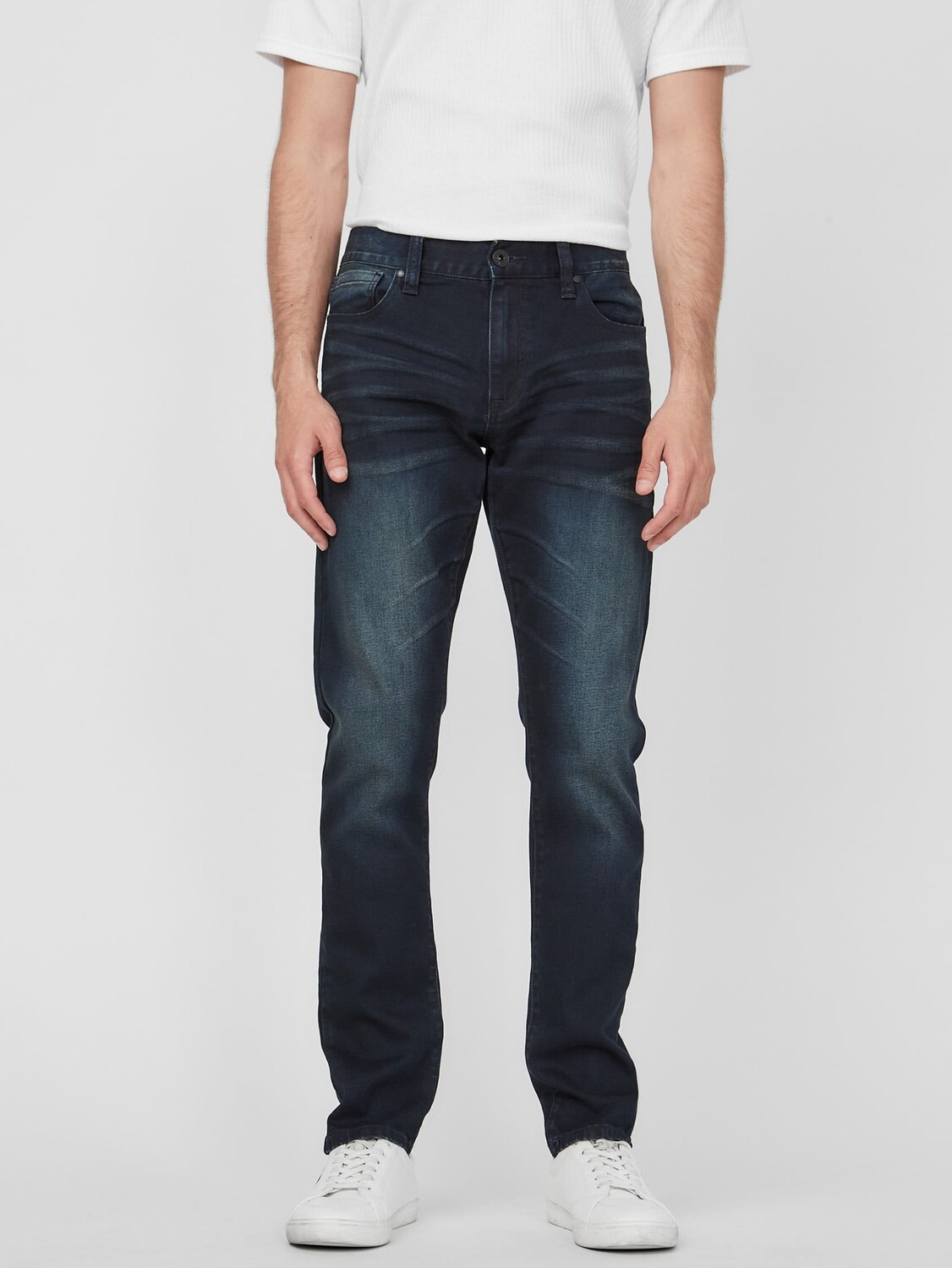 

Узкие прямые джинсы Delmar Guess Factory, цвет Natural Dark Wash