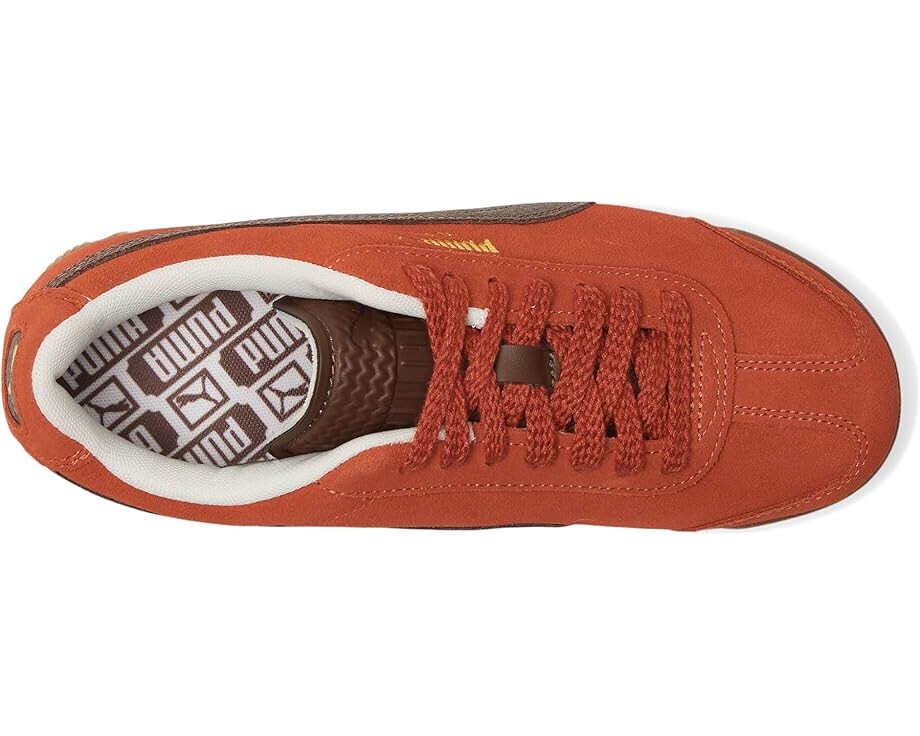 Кроссовки PUMA Kids Roma, цвет Mars Red/Espresso Brown/Gum — фото 2