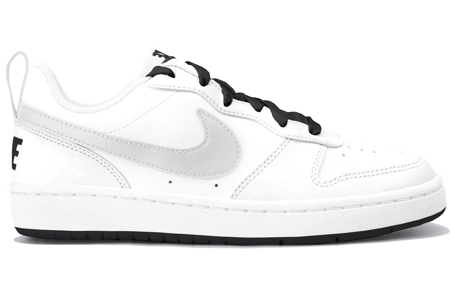 Кроссовки для скейтбординга Nike Court Borough Urban Chic Style для детей серые — фото 3