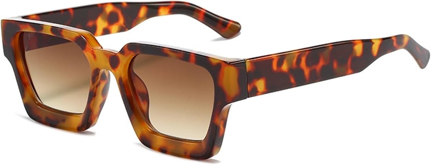 

Солнцезащитные очки в квадратной оправе для женщин, большие солнцезащитные очки для активного отдыха, для поездок на работу и в отпуск, мужские солнцезащитные очки Generic, Brown