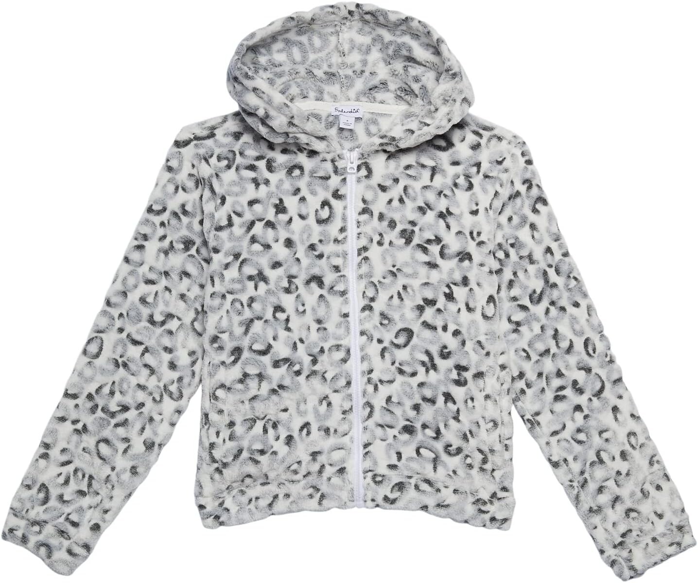 

Куртка Splendid Littles Leopard Fleece Jacket, цвет Grey Leopard