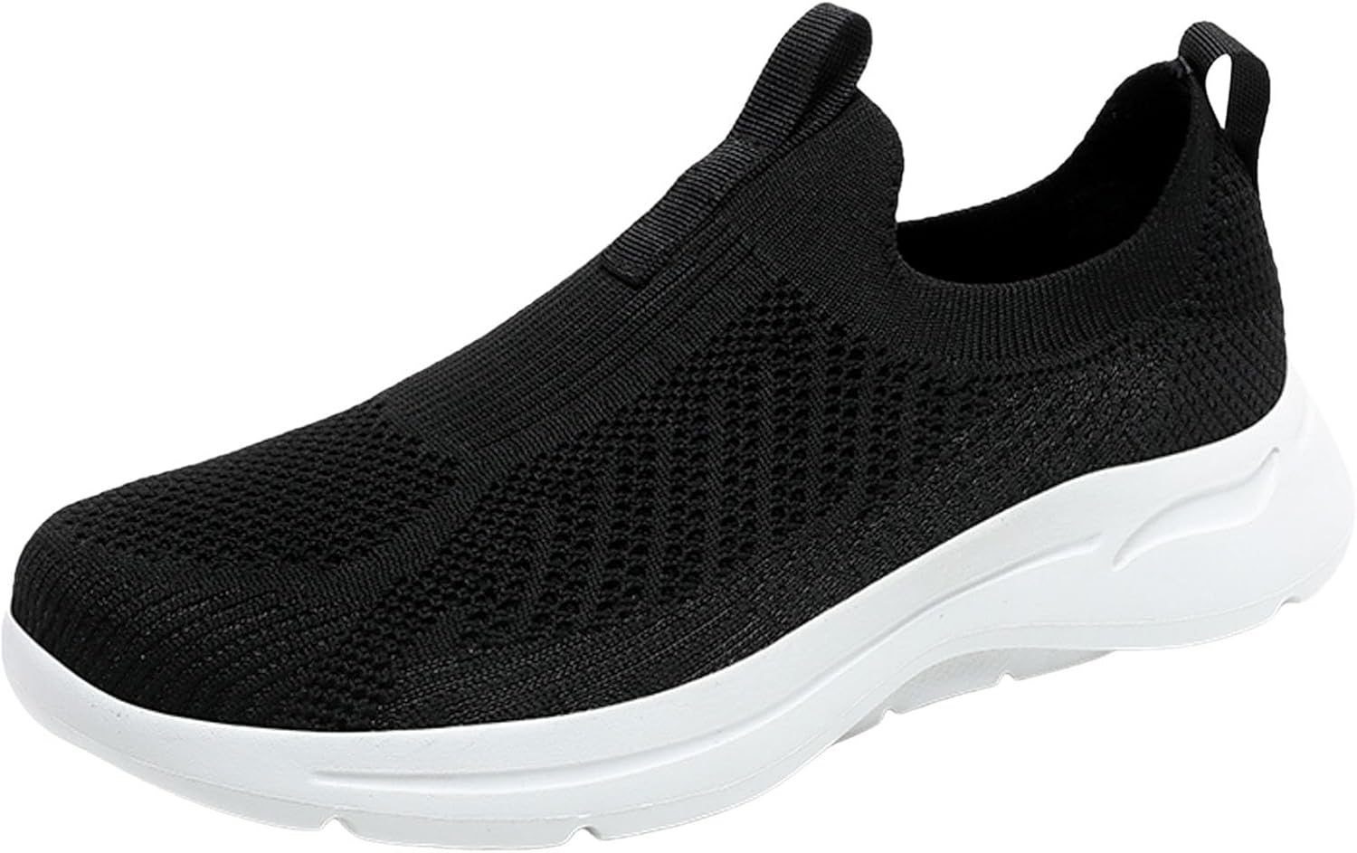 

Мужские прогулочные кроссовки IWIHMIV, слипоны, повседневные, противоскользящие, дышащие, легкие, удобные, с плоской подошвой, белый