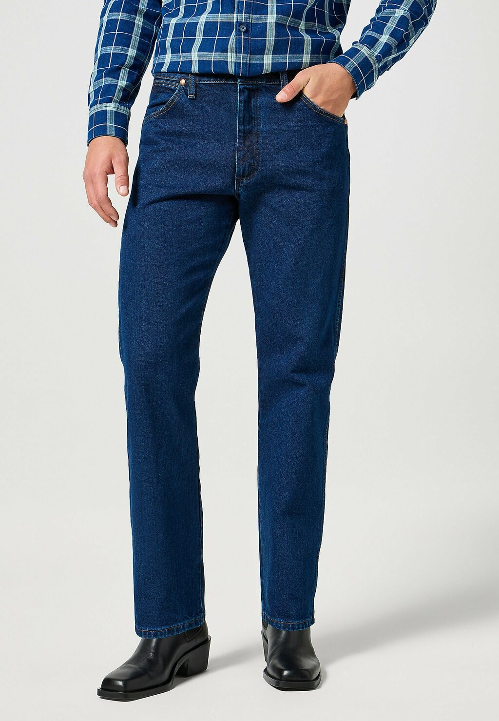 

Прямые джинсы 13MWZ Wrangler, сине-черный деним