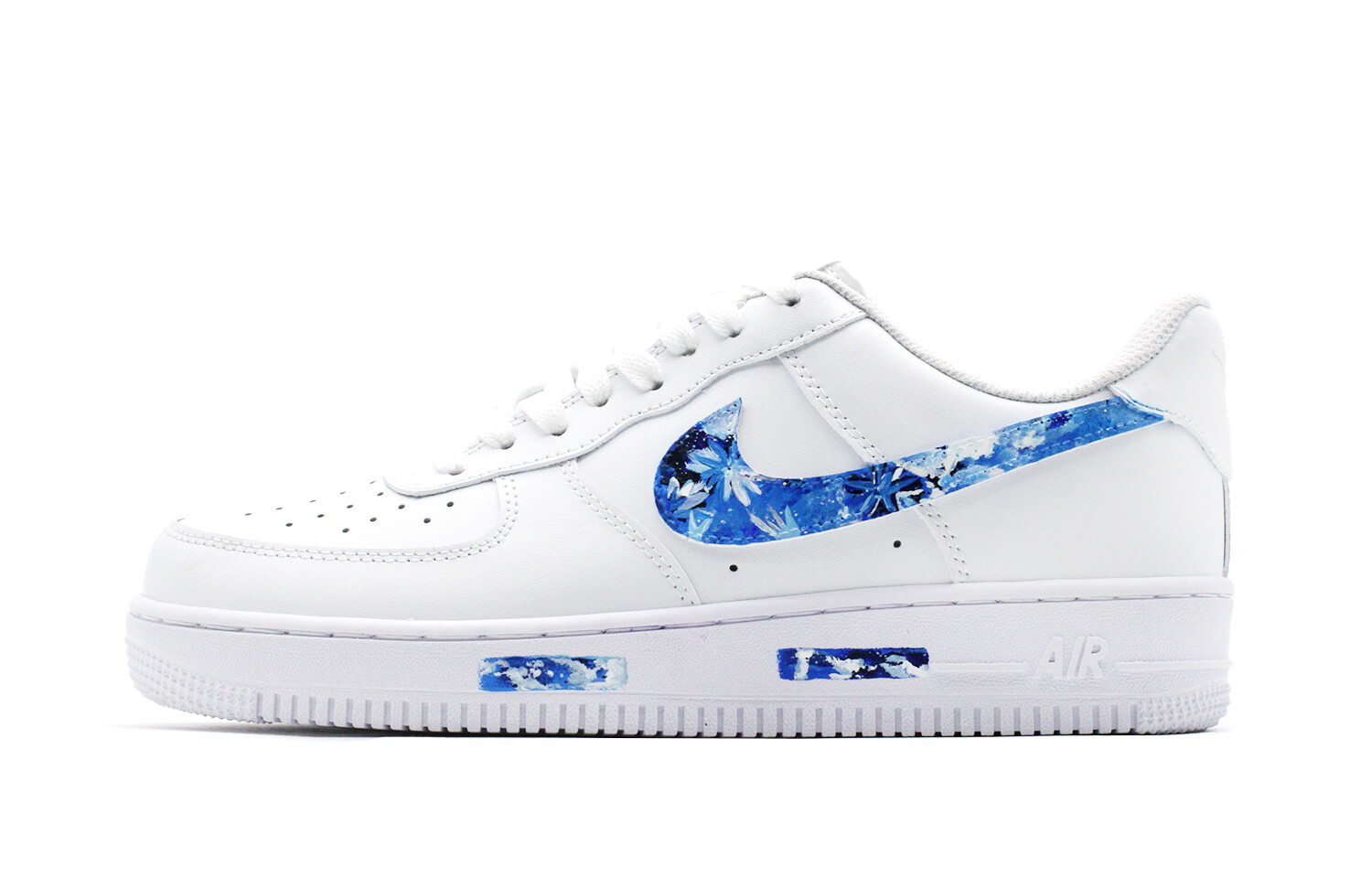 

Кроссовки Nike Air Force 1 Skateboard Shoes Women's Low-Top White Blue, белый/синий