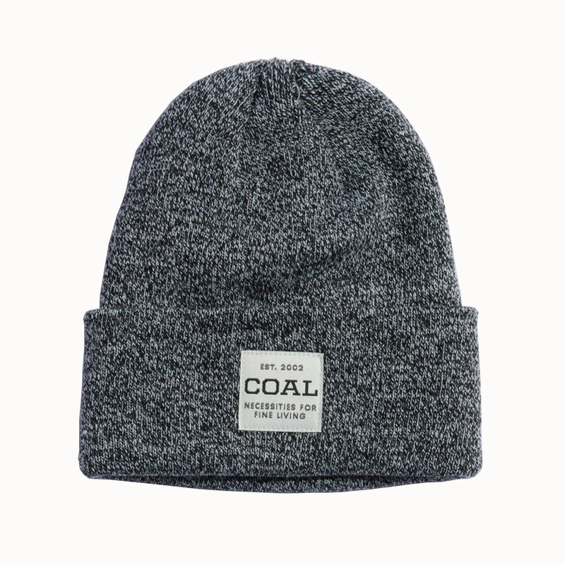 

Низкая шапка Uniform Coal, black marl