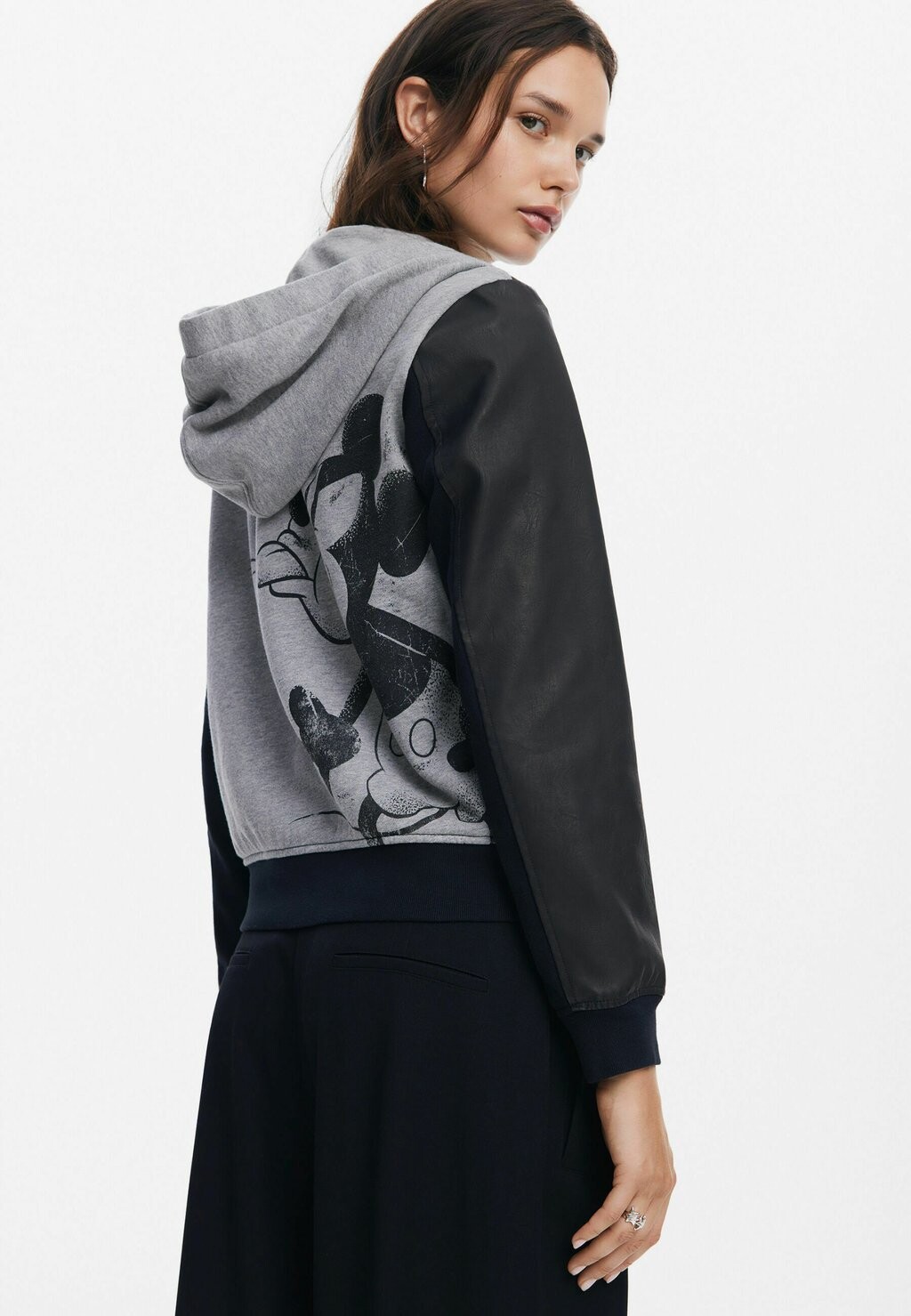 

Куртка из искусственной кожи MICKEY MOUSE Desigual, черный