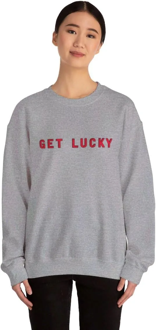 Get Lucky Dice Casino унисекс свитшот с круглым вырезом GENERIC, серый — фото 4