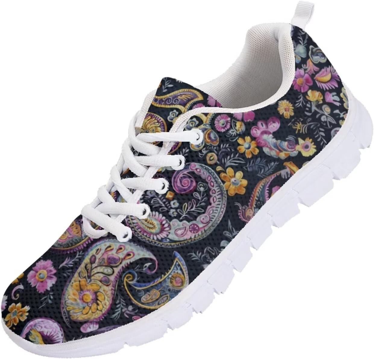 

Мужские беговые кроссовки Funnydude Funny Print 2025, легкие, дышащие, сетчатые, спортивные кеды, Paisley