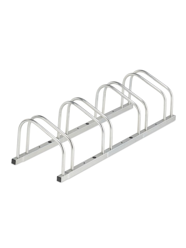 

Relaxdays Серебристый багажник для велосипедов - 4 колеса