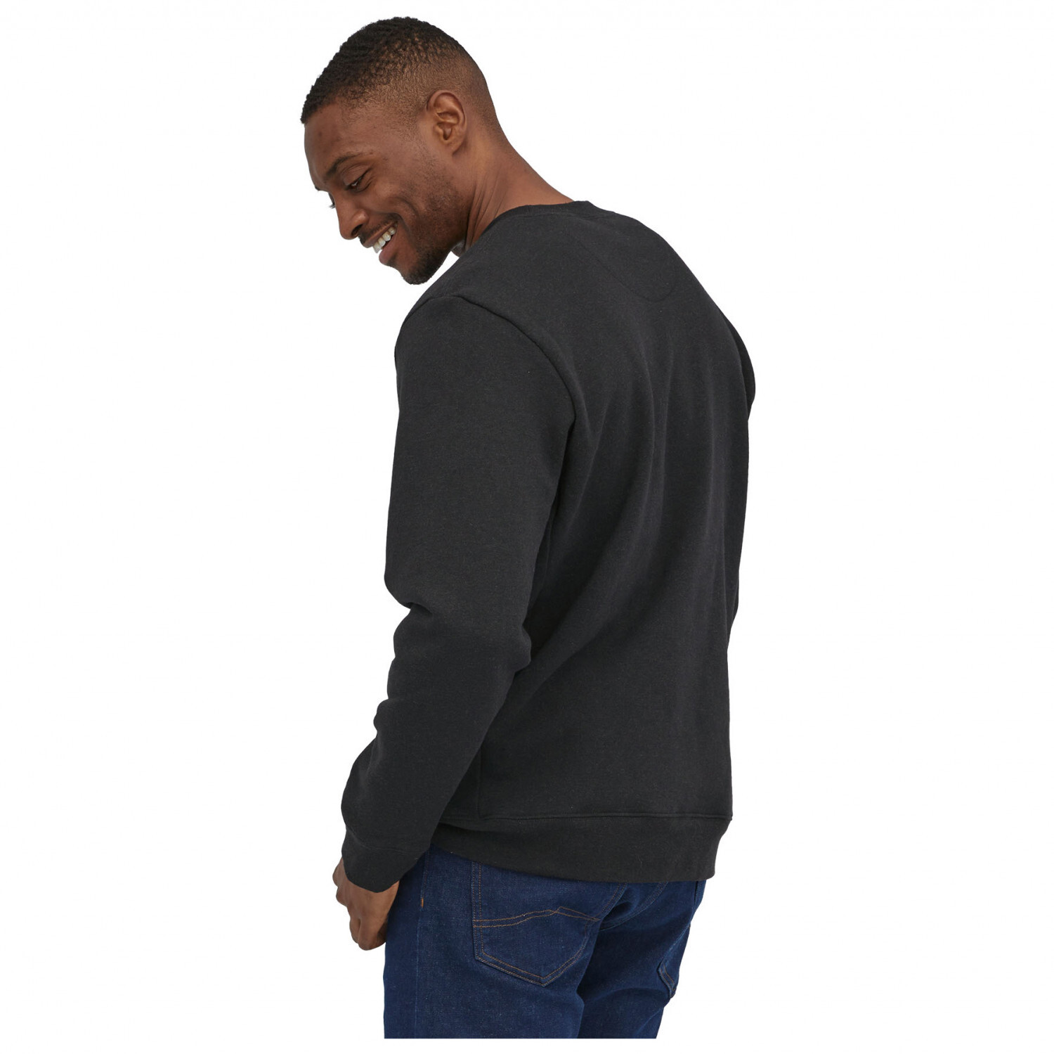 Пуловер Patagonia Fitz Roy Icon Uprisal Crew Sweatshirt, цвет Ink Black — фото 3