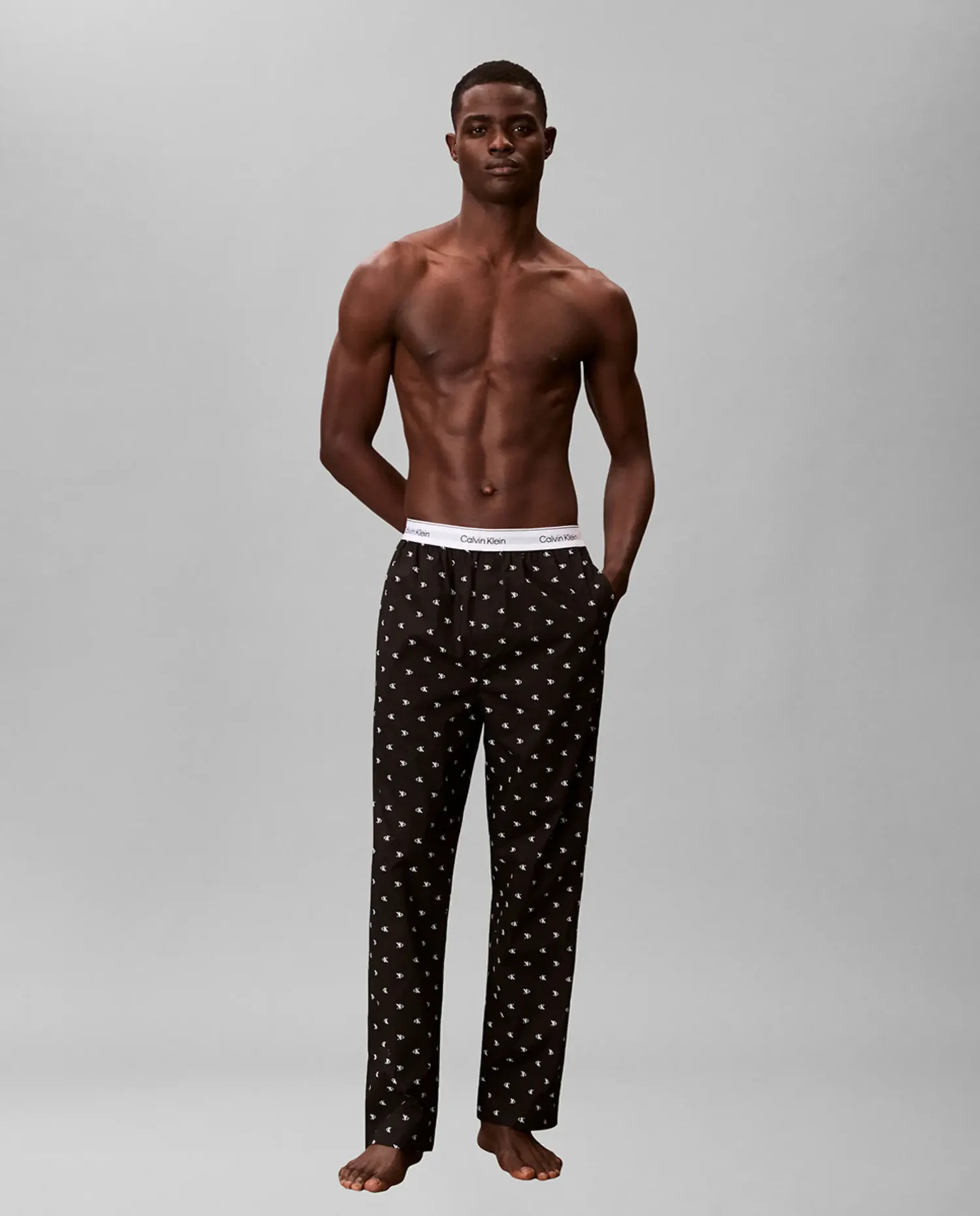 Длинные пижамные штаны Calvin Klein, черный
