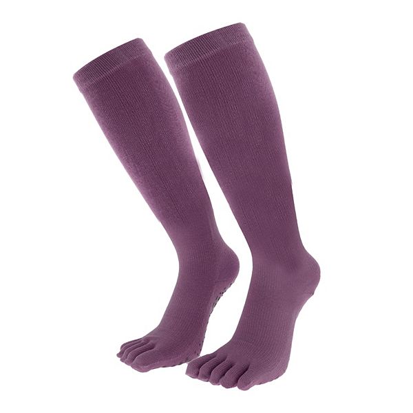 

Высокие йога-носки с пятью пальцами для женщин, 1 пара Unique Bargains, Purple