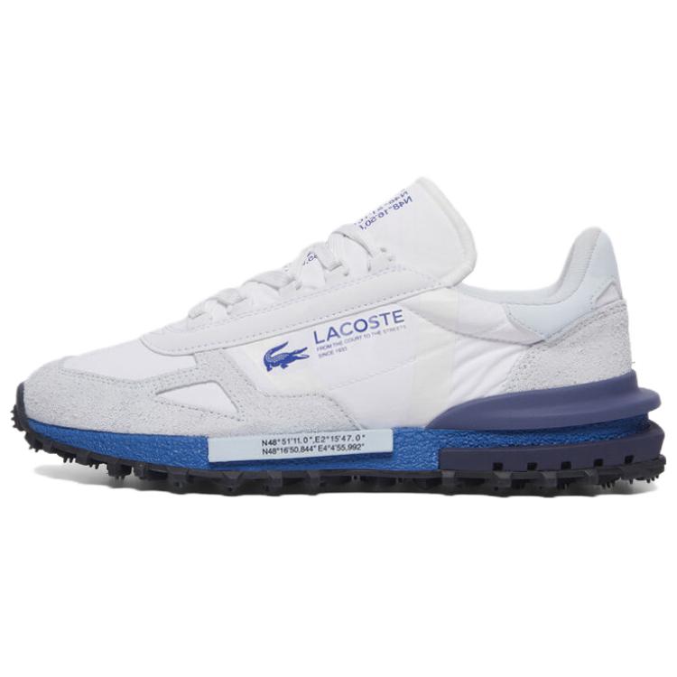 

LACOSTE Мужские повседневные кроссовки Elite Active, устойчивые к истиранию, белые