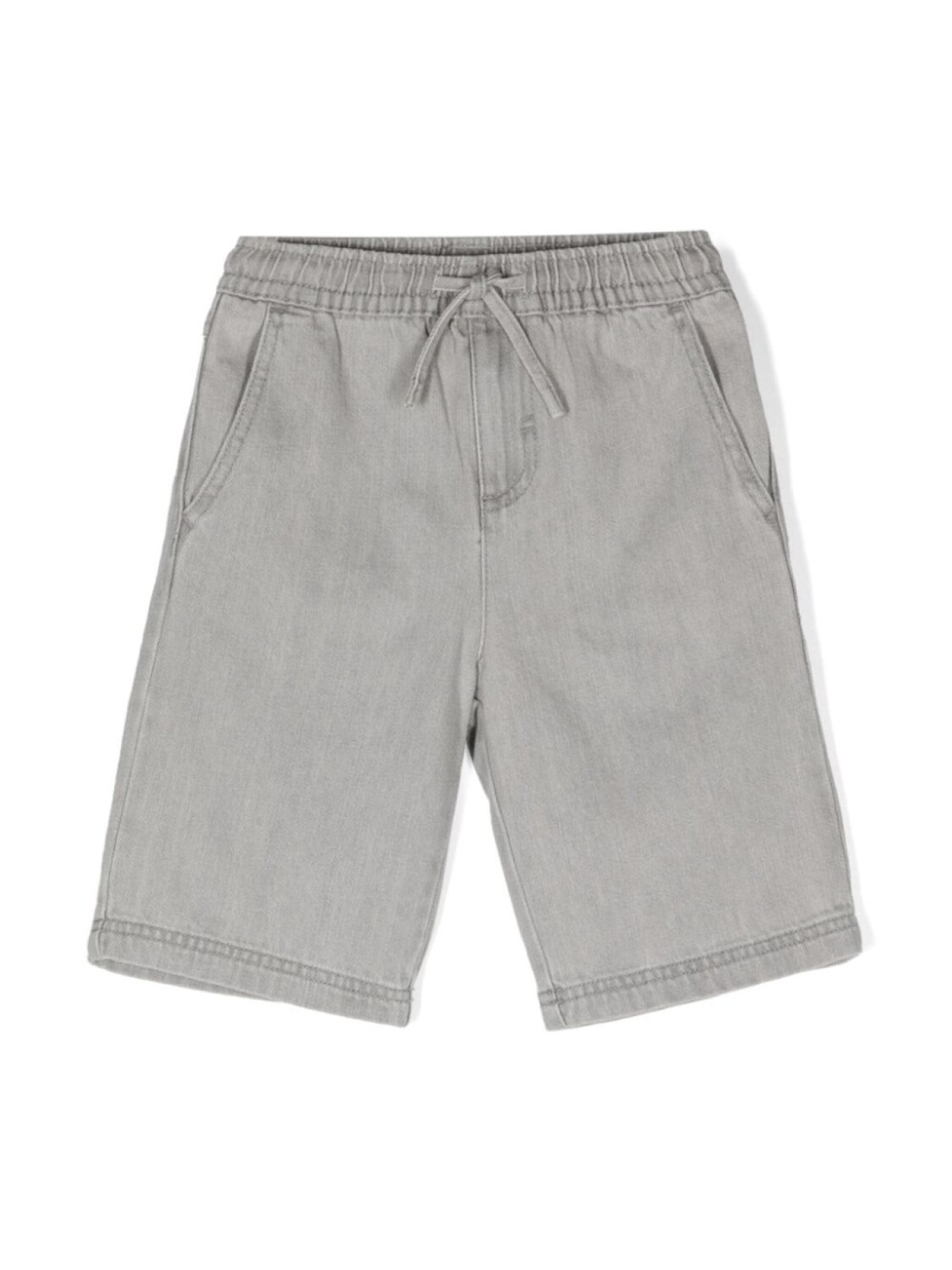 

Stella McCartney Kids джинсовые шорты с кулиской, серый