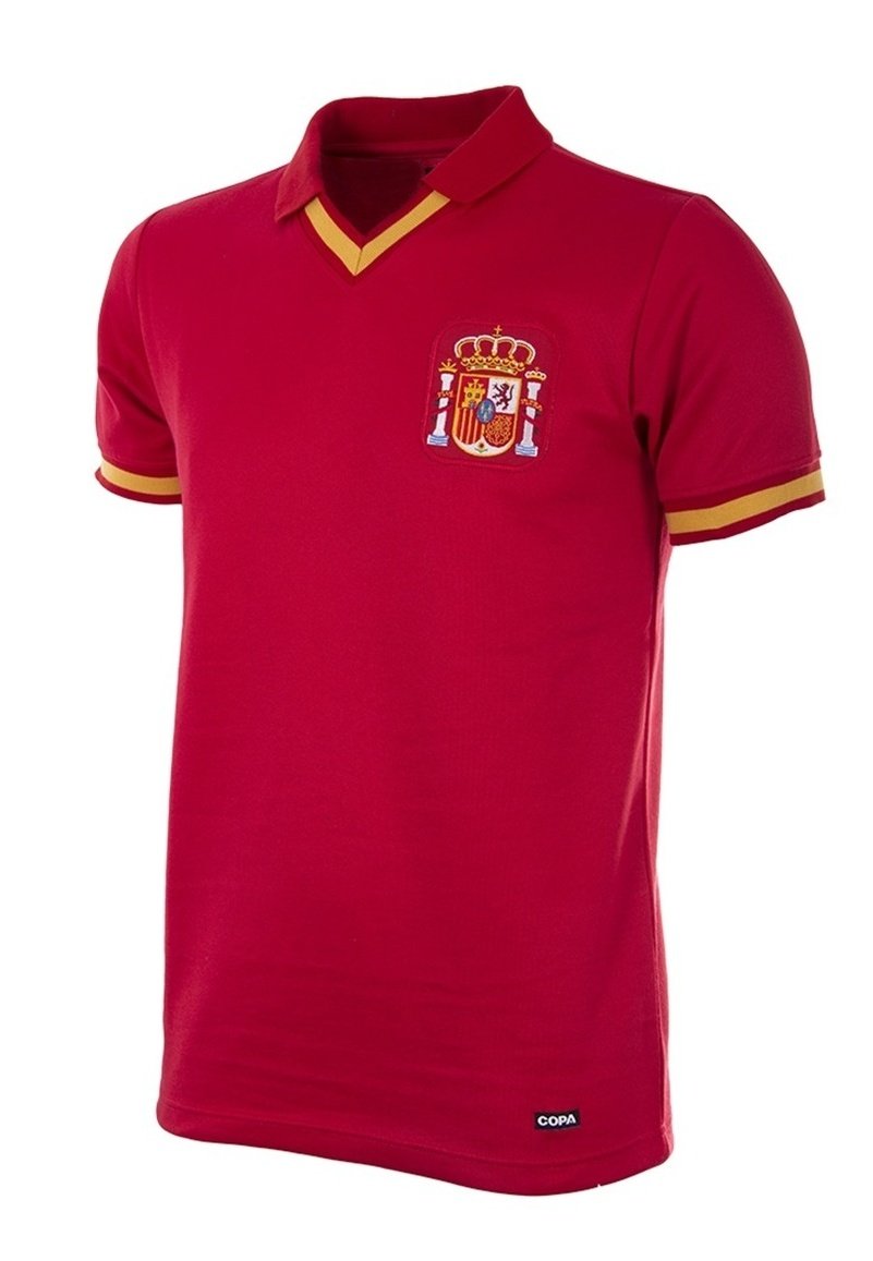 

Рубашка поло RETRO TRIKOT SPANIEN 1988 COPA, красный