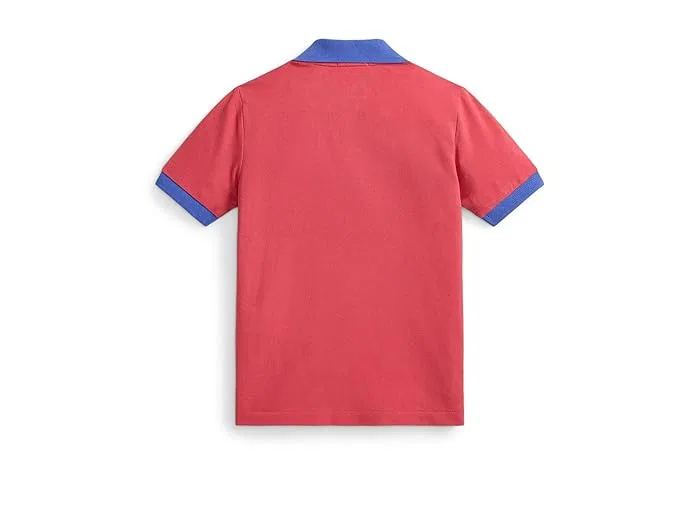 Поло Polo Ralph Lauren Kids Stretch Cotton Mesh, Nantucket Red — фото 2