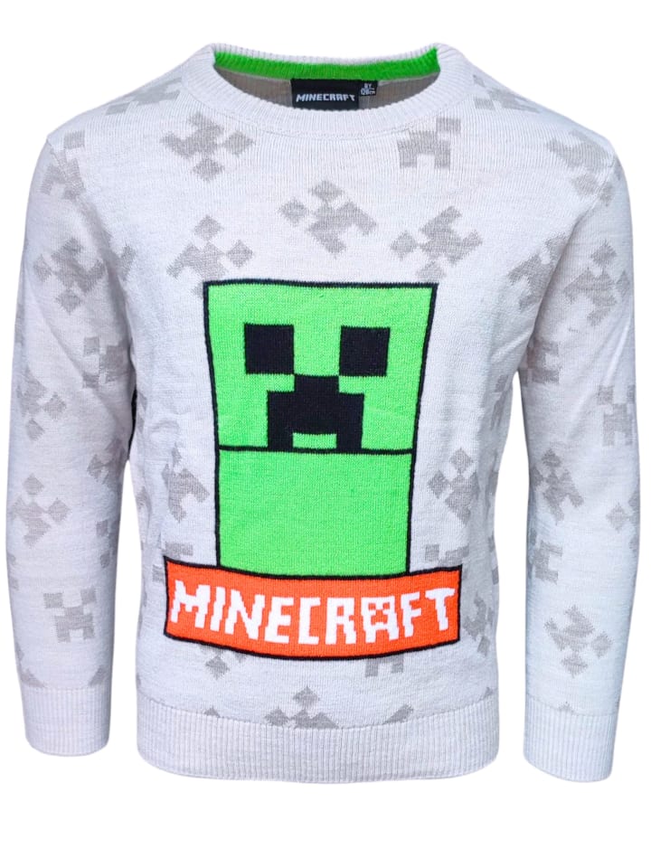 

Свитер Minecraft, серый