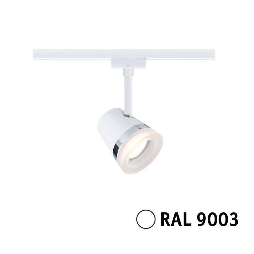 

Прожектор URail Cone GU10 max.10W с диммированием 230V металл, пластик сигнальный белый Paulmann