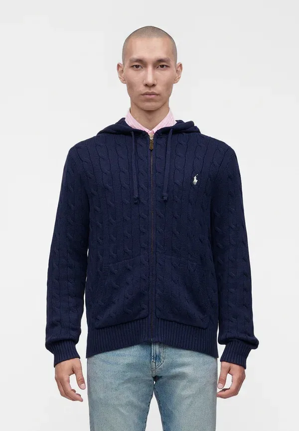 Кардиган на молнии Polo Ralph Lauren, ярко-синий