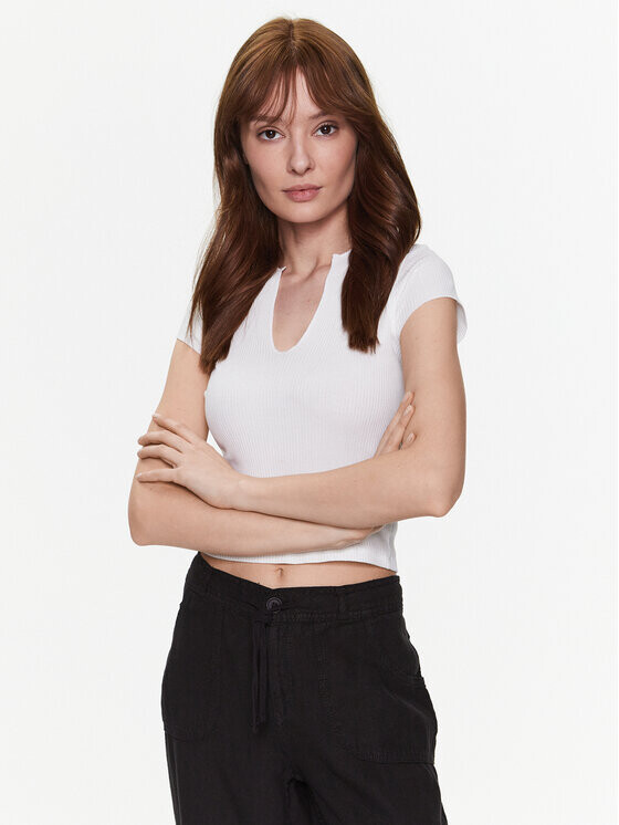 

Топ приталенного кроя Bdg Urban Outfitters, белый