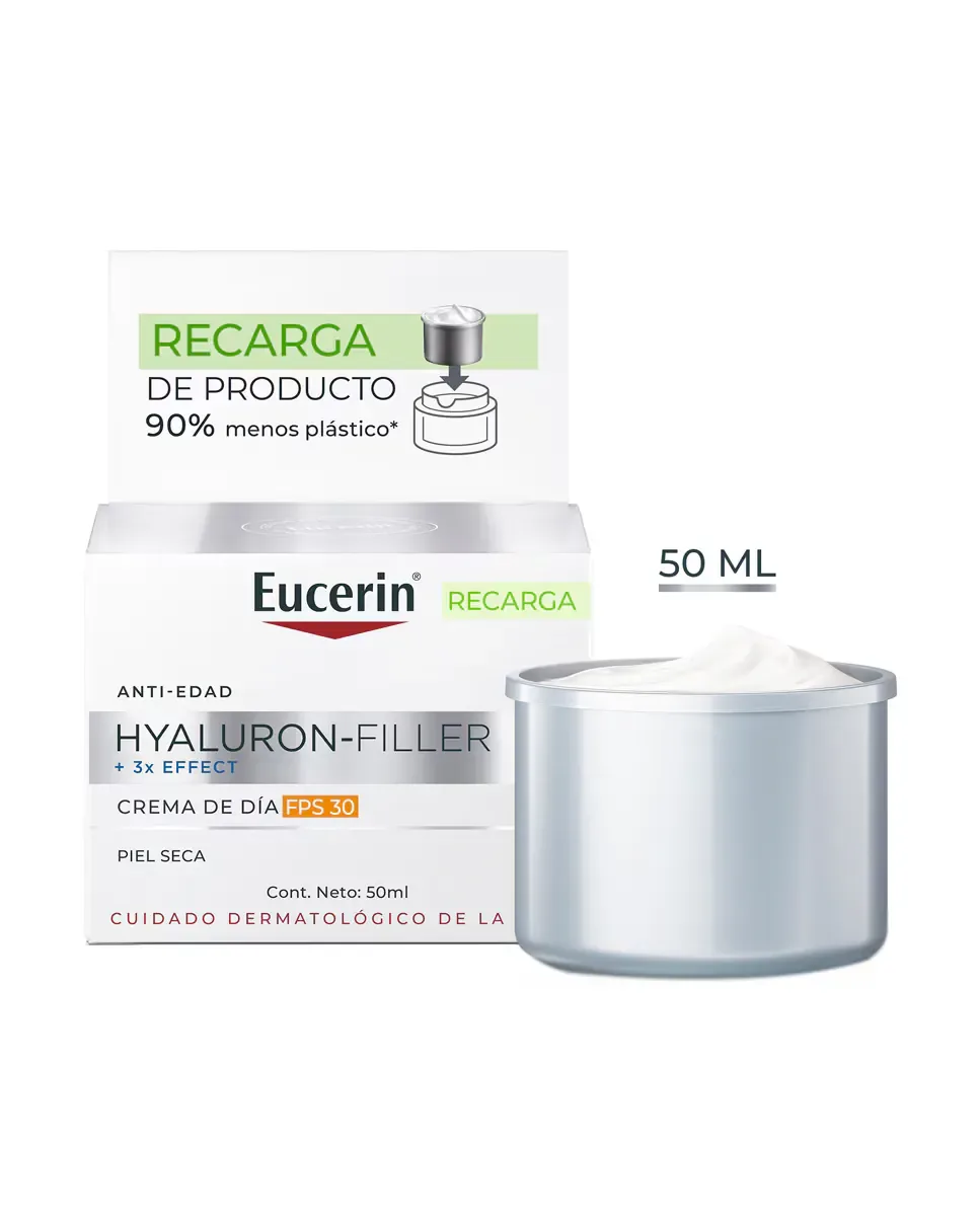Крем для лица SPF30 EUCERIN Дневной с Hyaluron Filler — фото 2