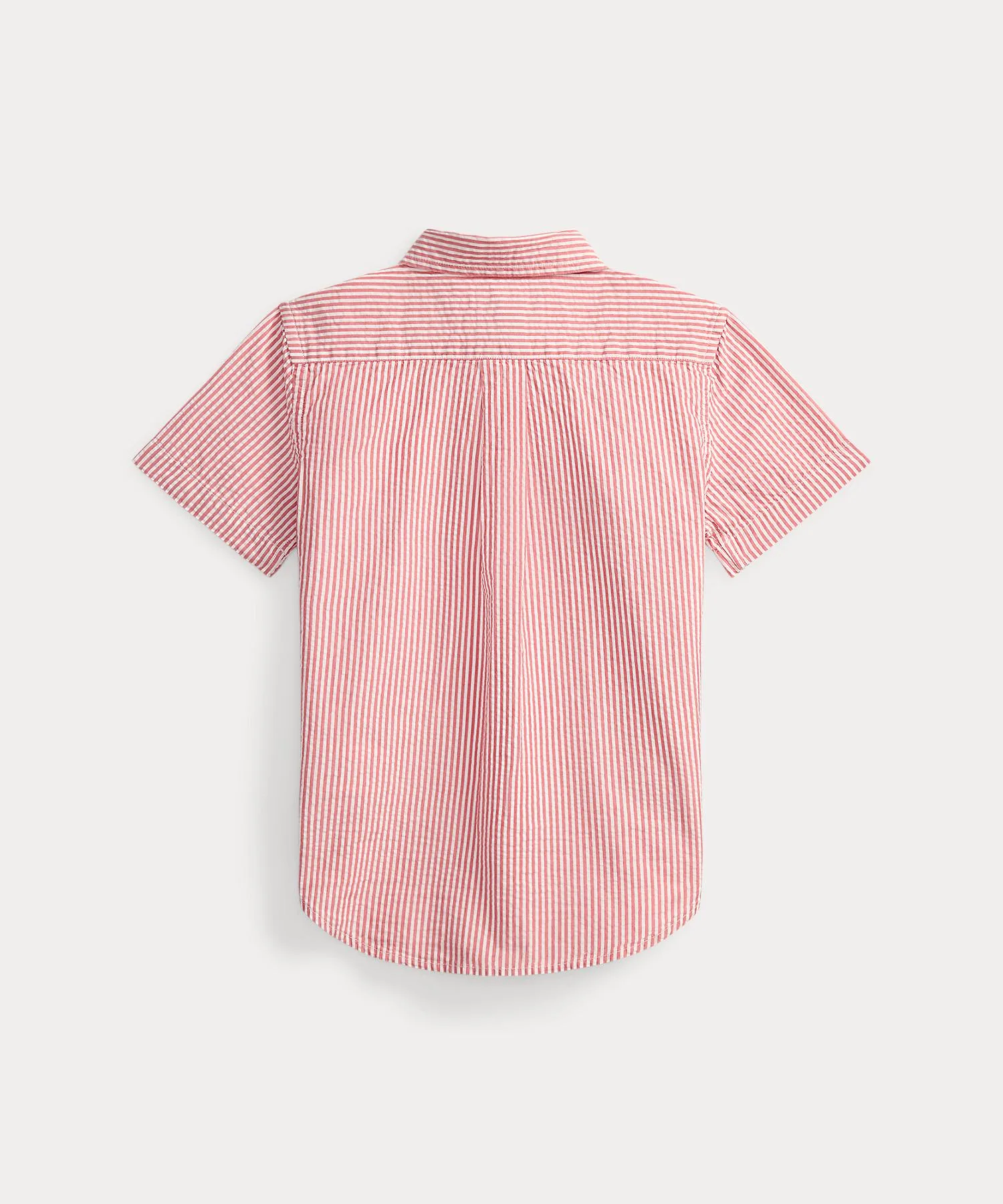 Детская рубашка POLO RALPH LAUREN CHILDRENSWEAR в полоску из хлопка — фото 2