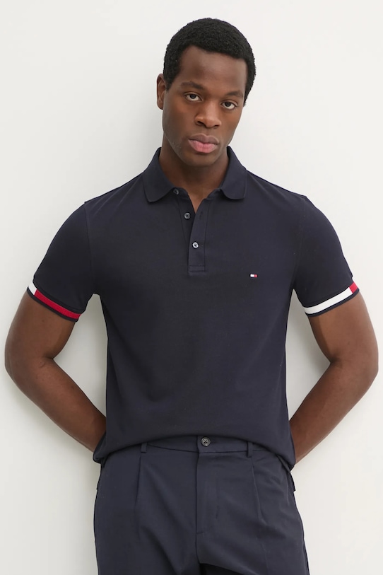 

Поло Tommy Hilfiger, темно-синий