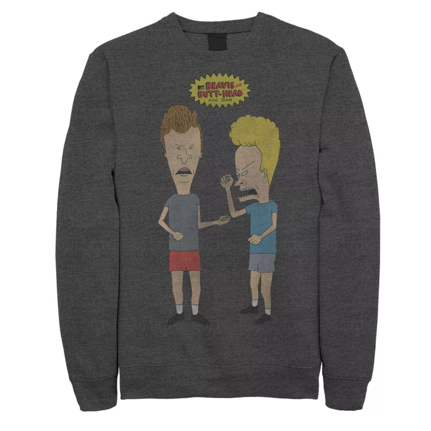 

Мужская винтажная толстовка с воздушными помехами Beavis And Butt-Head Licensed Character