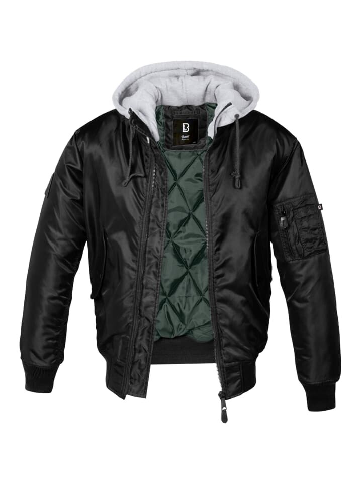 

Переходная куртка Brandit, цвет blk/gry