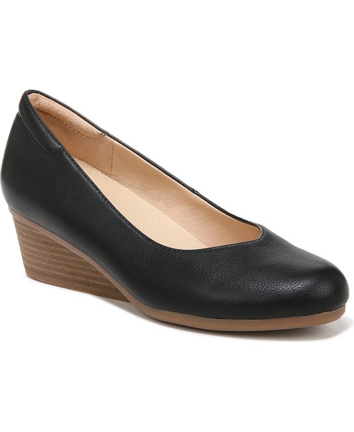 

Женские туфли на танкетке Be Ready Dr. Scholl's, цвет Black Faux Leather