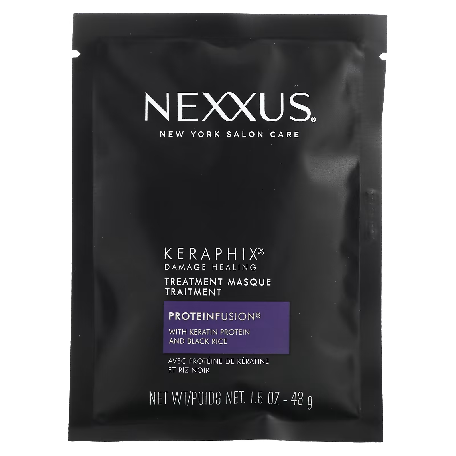 

Nexxus Keraphix Treatment Маска для волос, восстанавливающая повреждения, 1,5 унции (43 г)