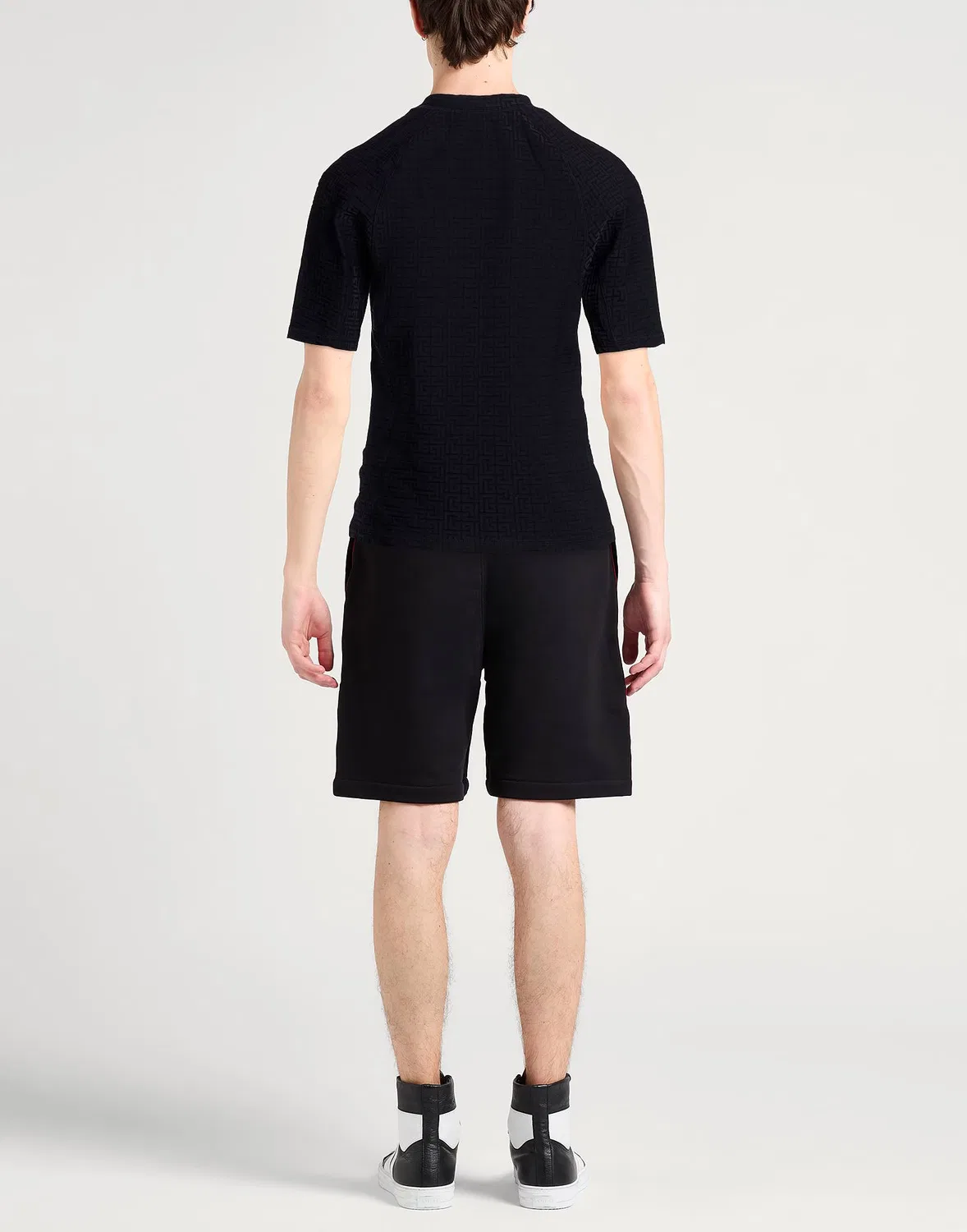 Футболка BALMAIN черная — фото 3