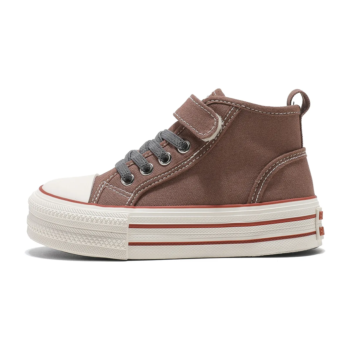 Детские кроссовки из легкого амортизирующего износостойкого холста Babaya, Maple Brown
