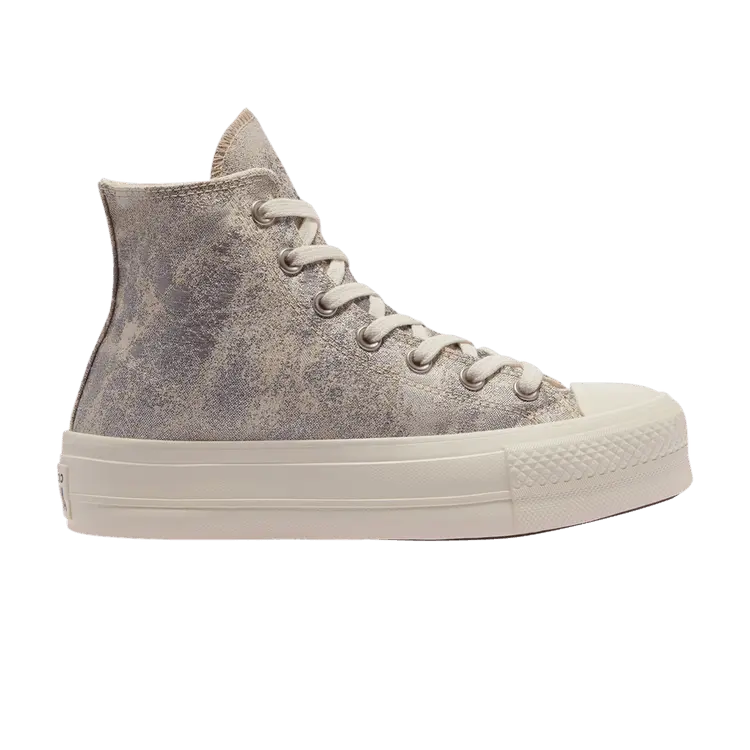 

Кроссовки Converse Chuck Taylor All Star Platform High 'Metallic Camo - Silver', серебряный