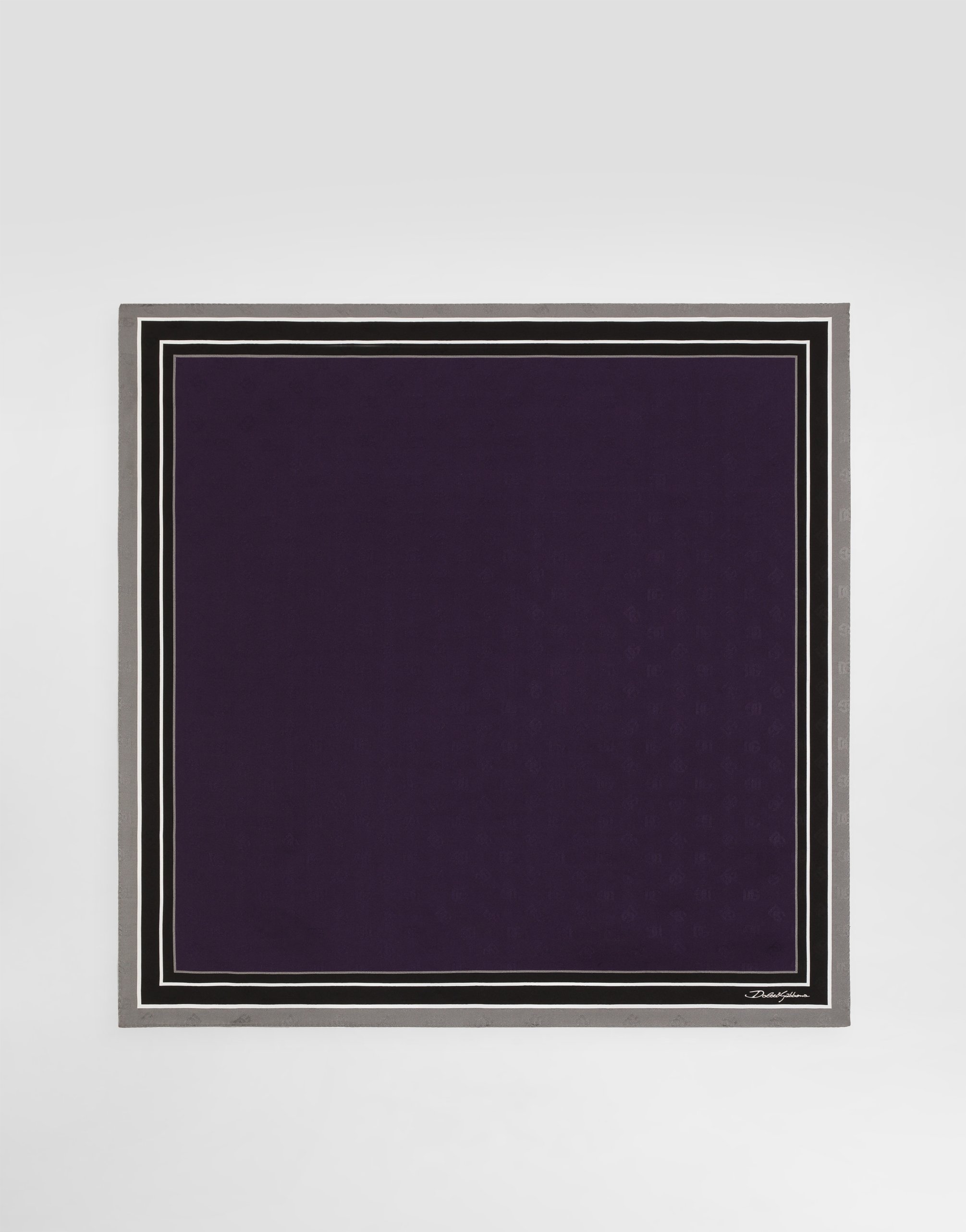 

Шарф из шелкового жаккарда 70x70 Dolce & Gabbana, мультиколор