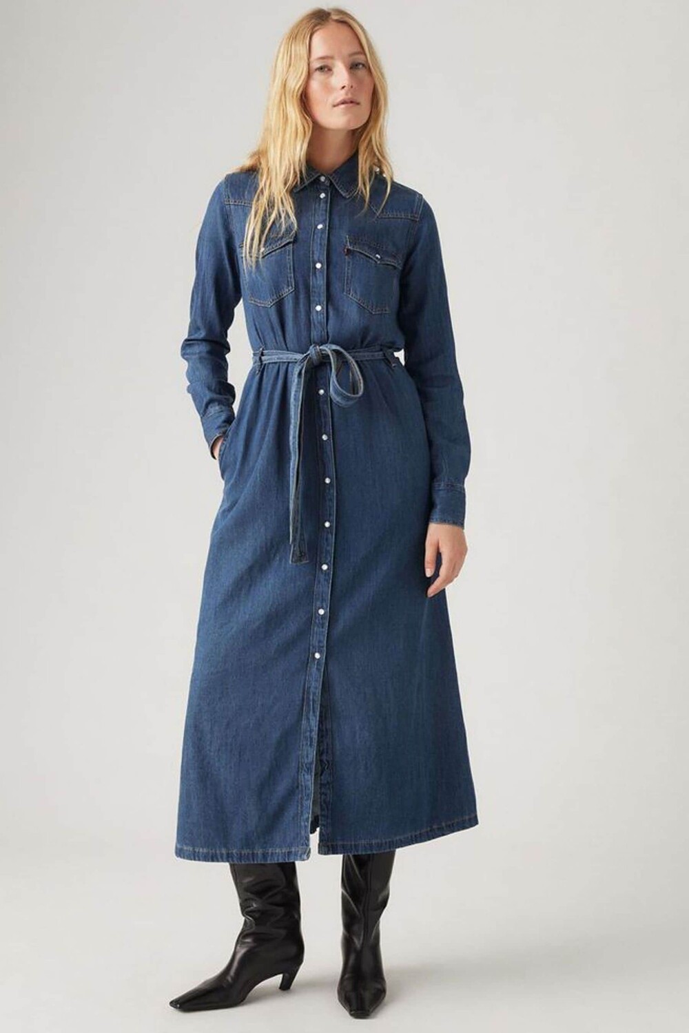 

Легкое джинсовое платье Quinney Levi'S, золотой