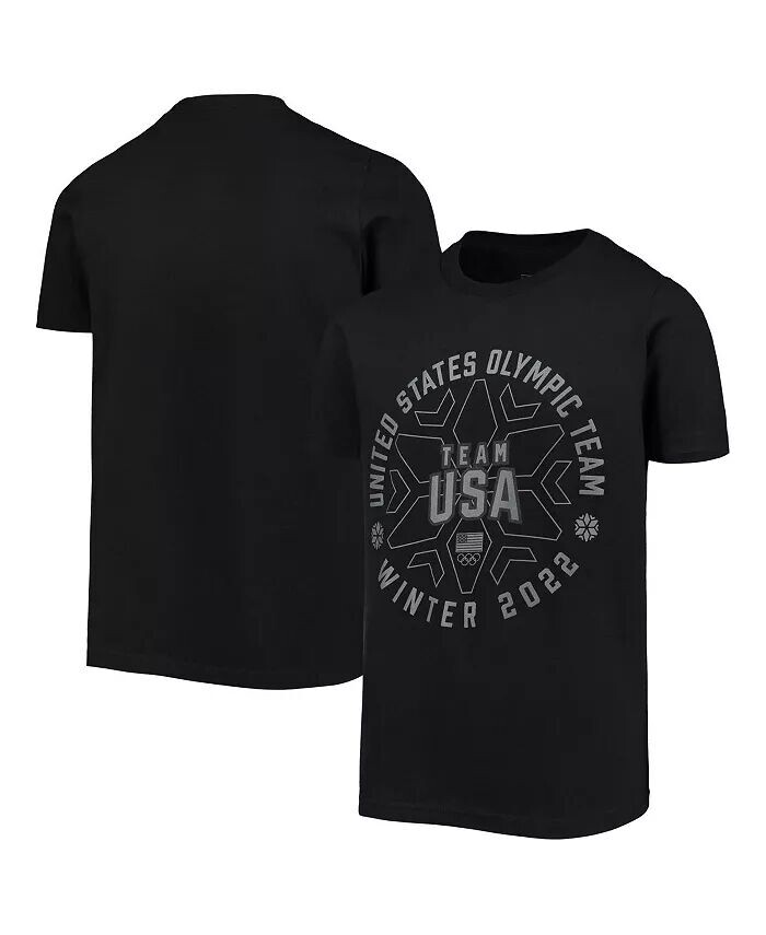 

Черная футболка Big Boys Team USA, каждый спортсмен уникален Outerstuff
