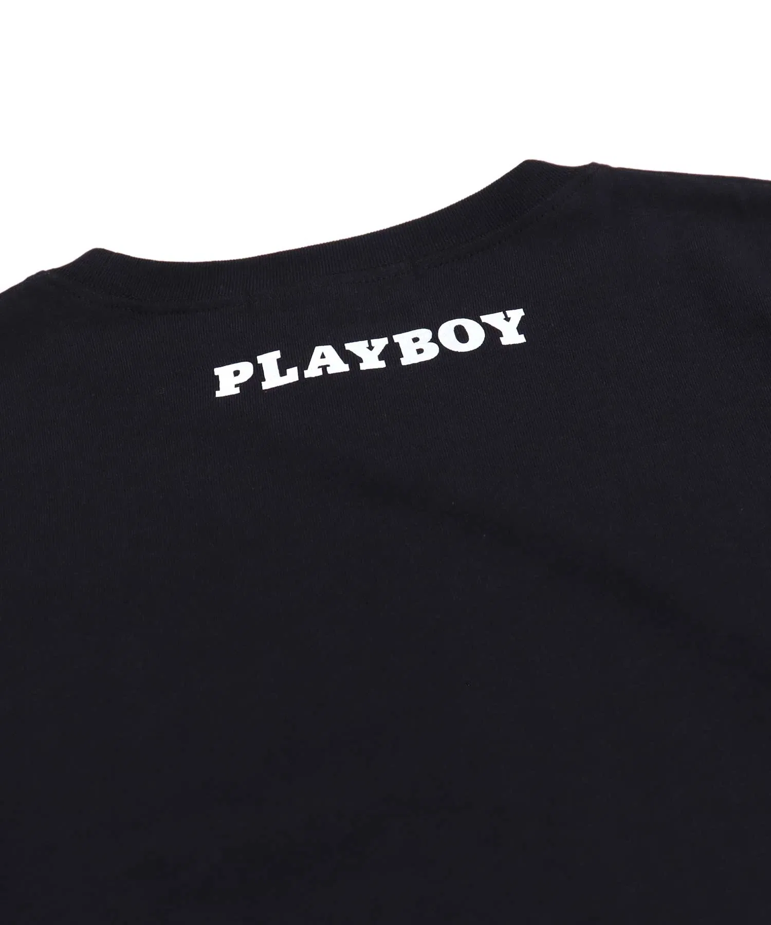 Детская футболка с принтом PLAYBOY чёрная — фото 2