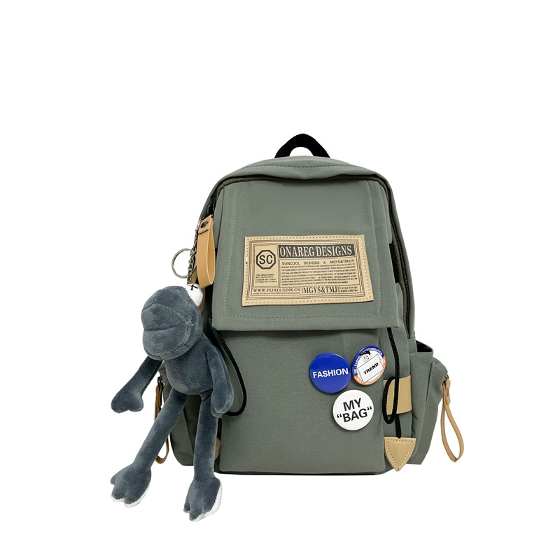 

Рюкзак DCLOUD Backpacks, Gray with Badge+Gray Frog