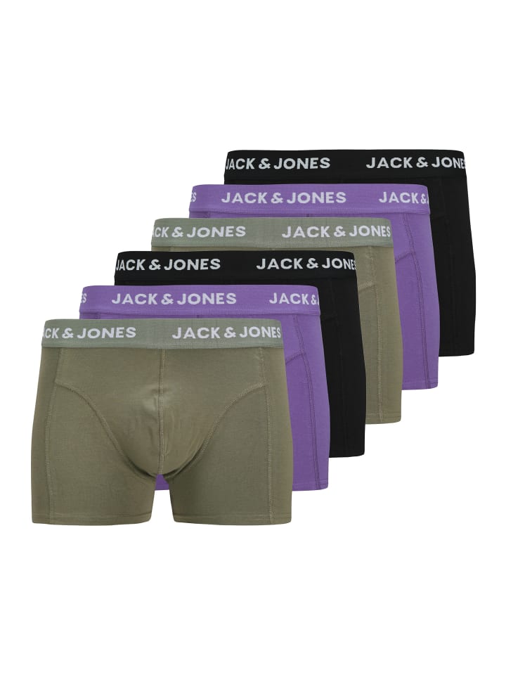 

Трусы Jack & Jones, цвет grün/lila/schwarz