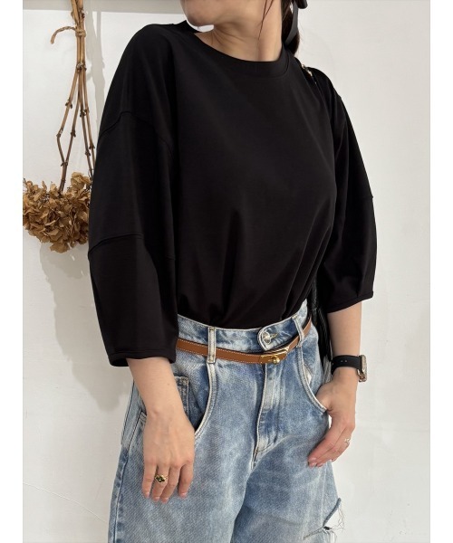 

Футболка с рукавами-фонариками 5/8 Day and Grade, черный