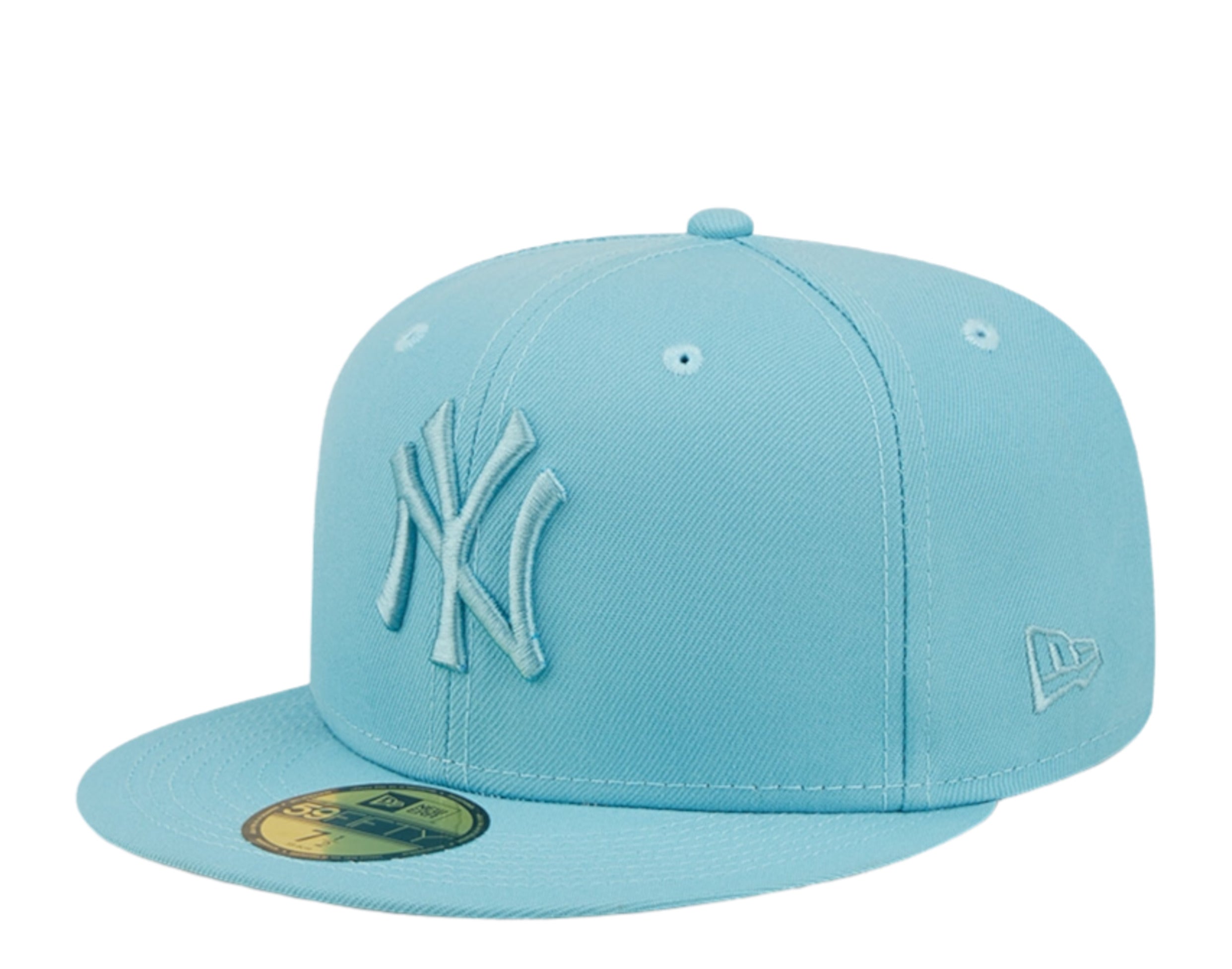 

New Era 59Fifty MLB New York Yankees Color Pack светло-голубая облегающая кепка 60278263