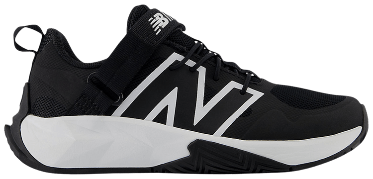 

Кроссовки New Balance FuelCell Play Bungee Lace Top Strap Little Kid 'Black White', черный